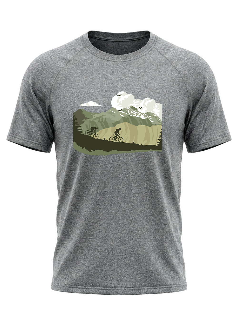 Orionride Mountain Racing Short Sleeves Quick-Dry Training T-Shirt