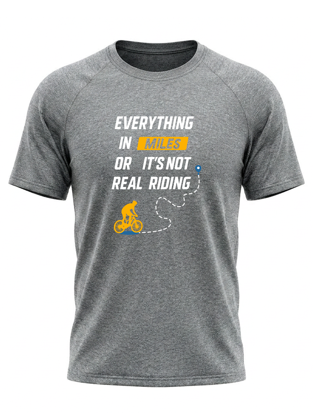 Orionride Ride To The Finish Line Short Sleeves Quick-Dry Training T-Shirt