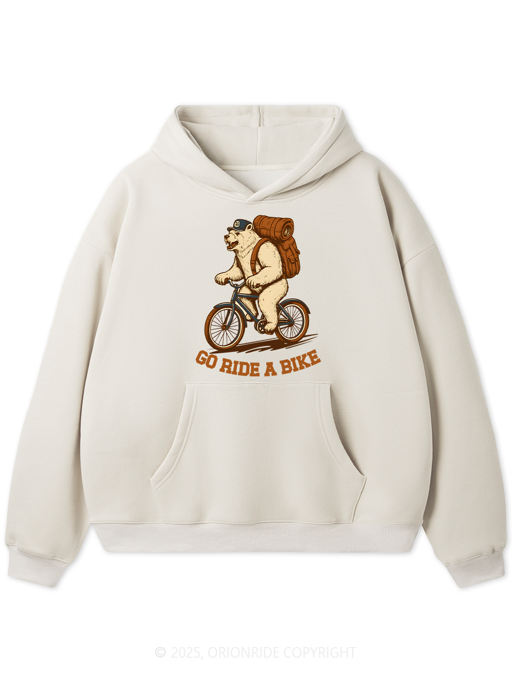 Orionride Go Ride A Bike Fleece Hoodie