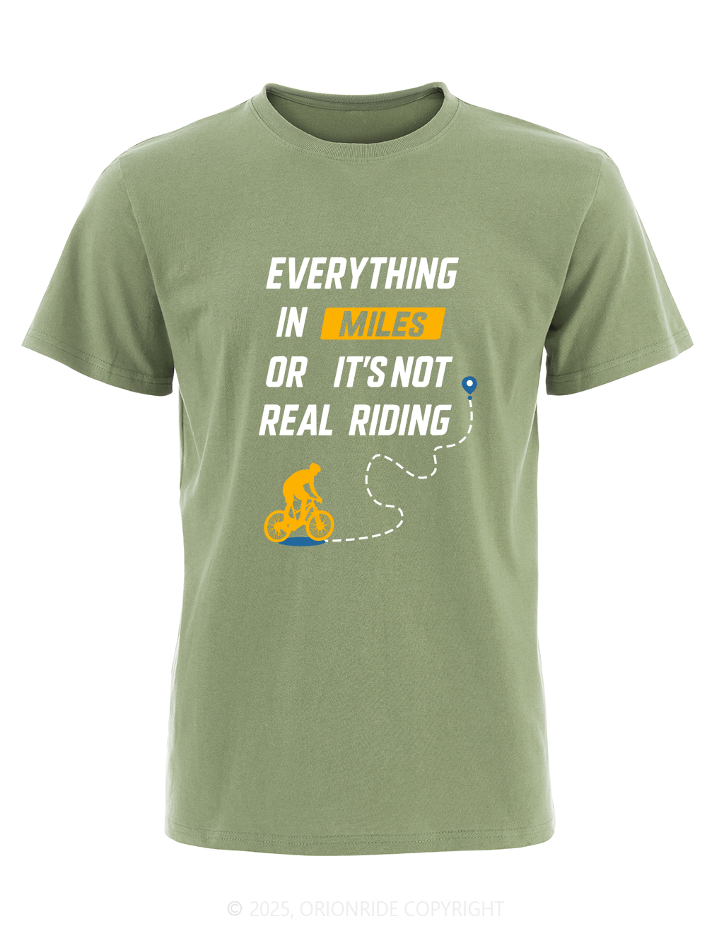 Orionride Ride To The Finish Line Short Sleeves Bike T-Shirt