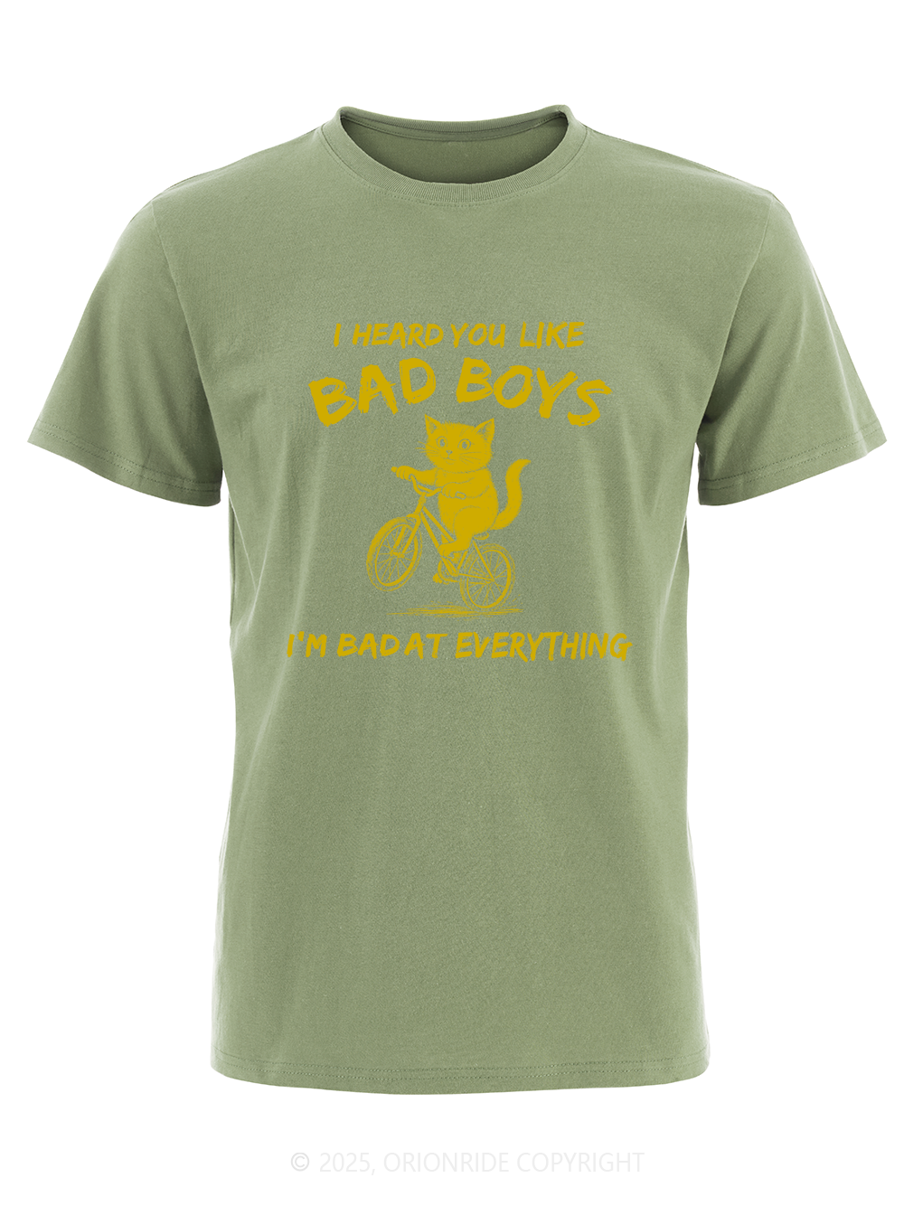 Orionride Bad Cat Short Sleeves Bike T-Shirt