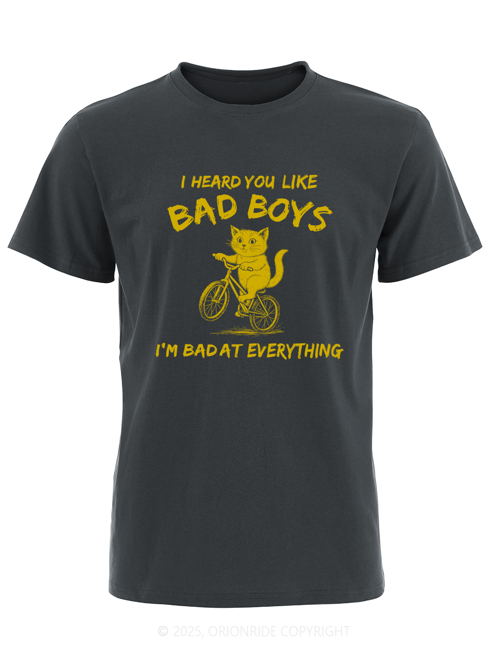 Orionride Bad Cat Short Sleeves Bike T-Shirt
