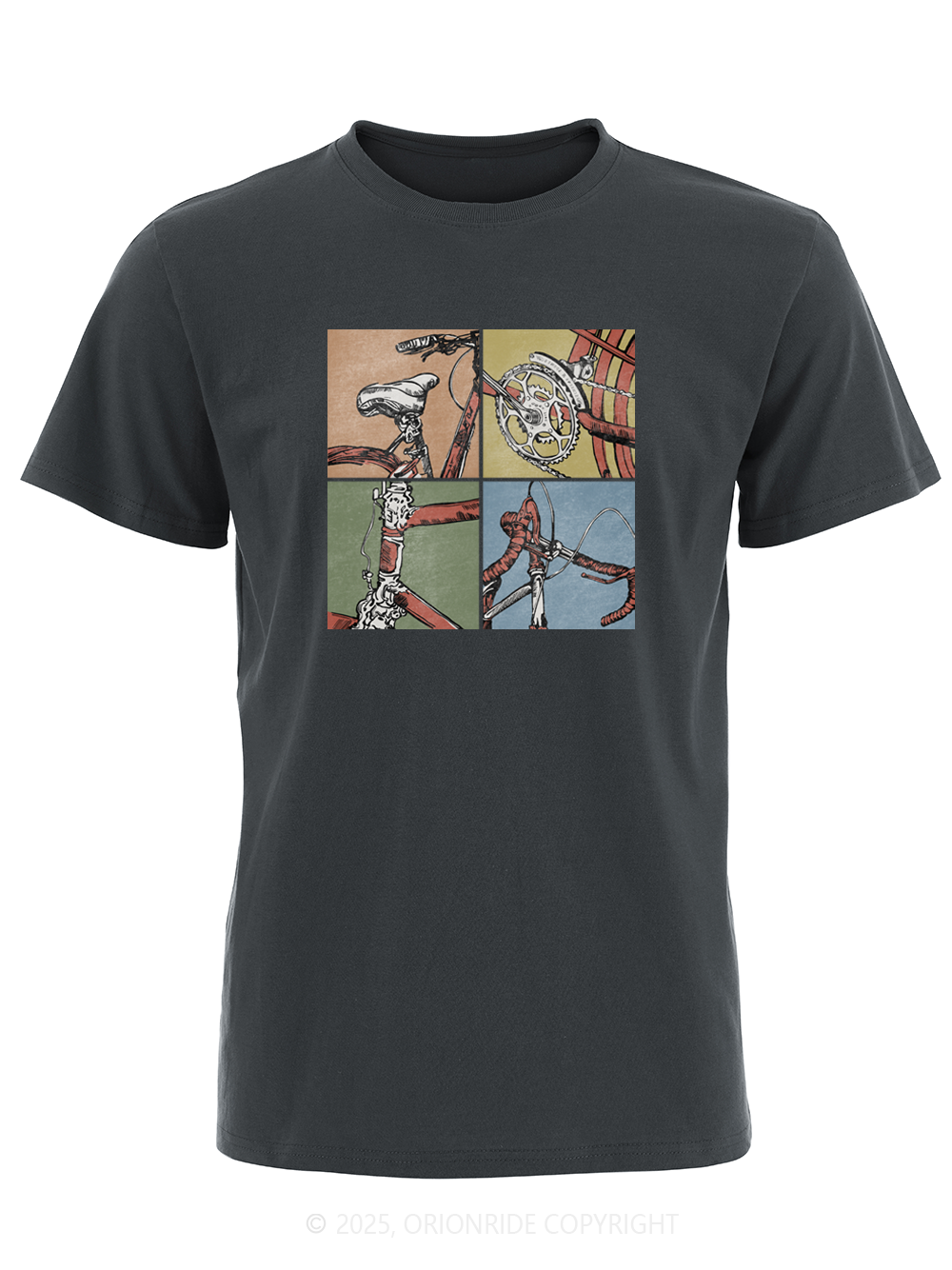 Orionride Parts Drawing Short Sleeves Bike T-Shirt