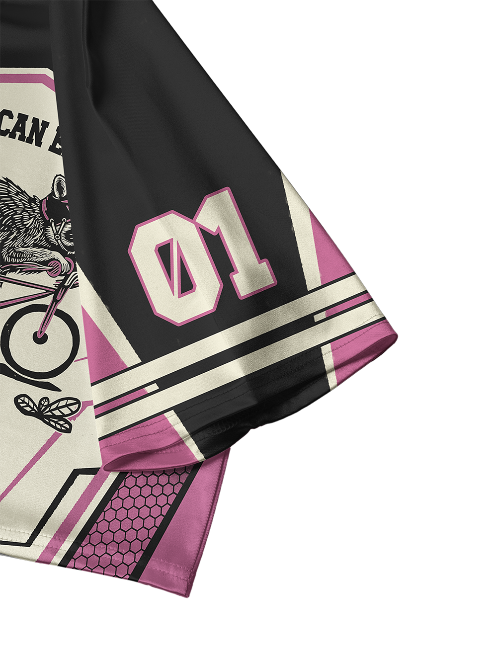 Orionride Happy Raccoon Women's Sports Crop Jersey