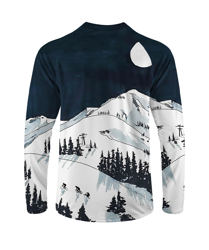 Orionride Snow Mountain Long Sleeve Downhill Jersey