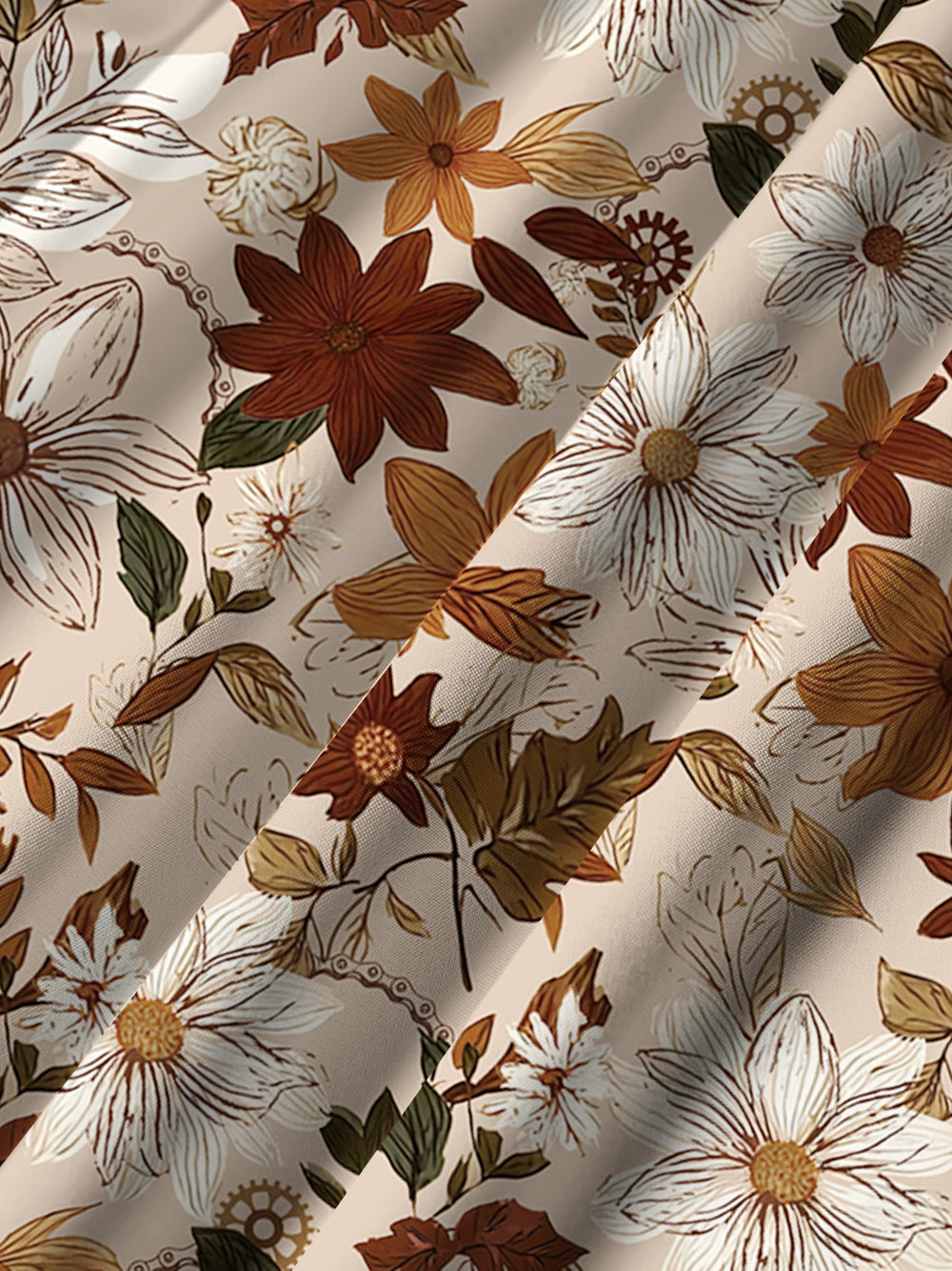Orionride Maple Leaf Ultra Lightweight Short Sleeves Hawaiian shirt