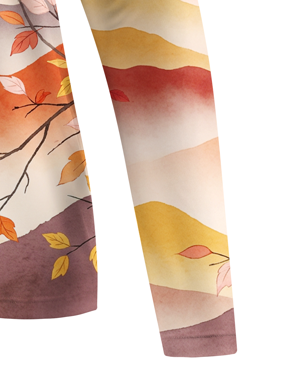 Orionride Dusk Color Leaf Women's Quick Dry Downhill Jersey