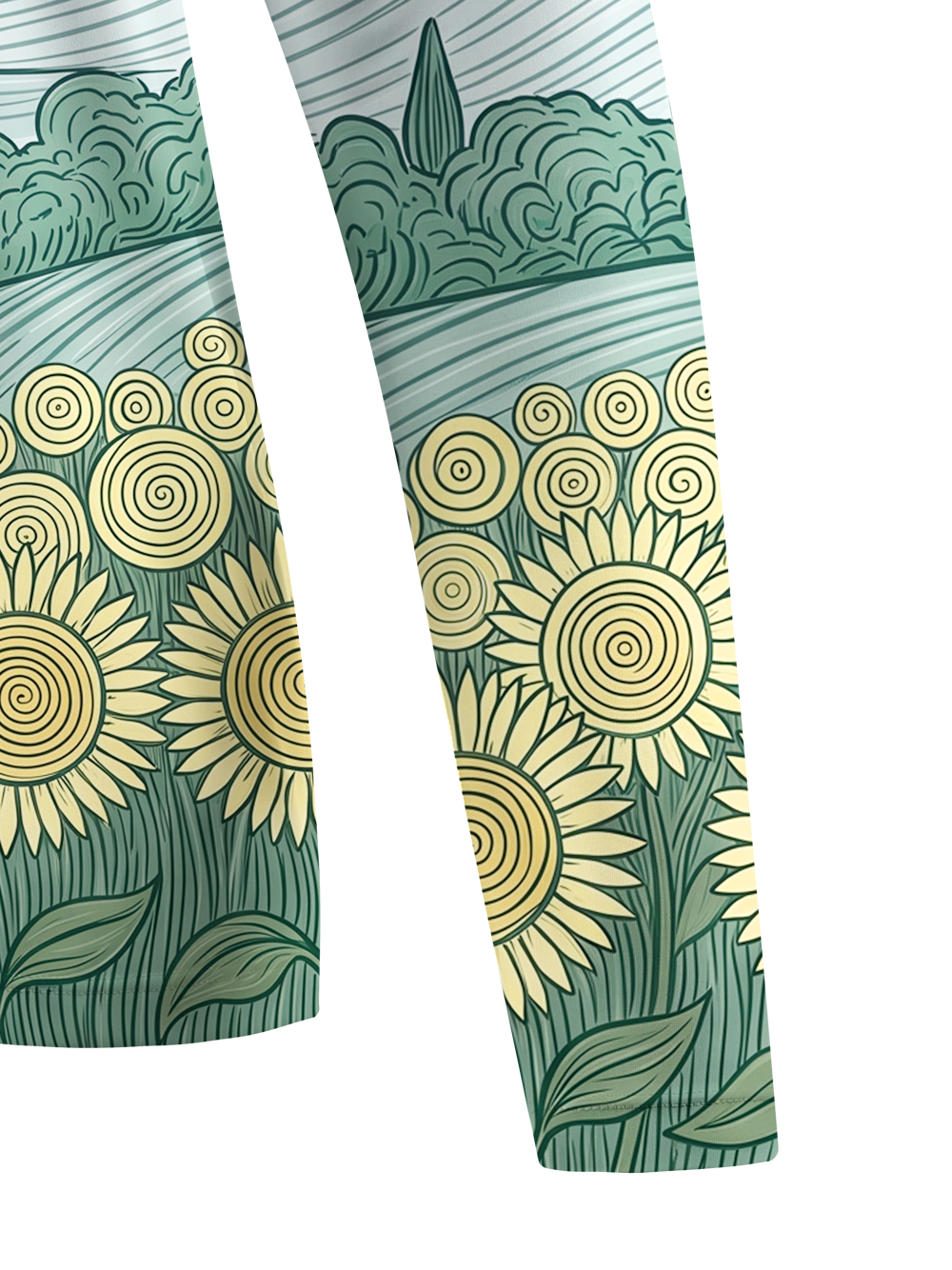 Orionride Swirling Sunflower Women's Quick Dry Downhill Jersey