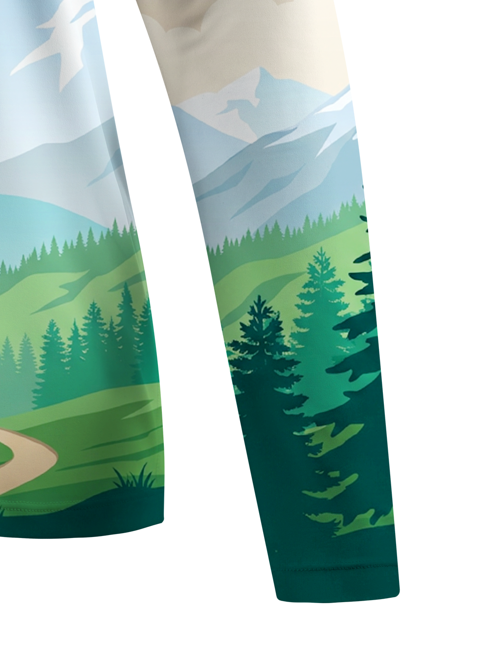 Orionride Distant Snow Mountain Women's Quick Dry Downhill Jersey