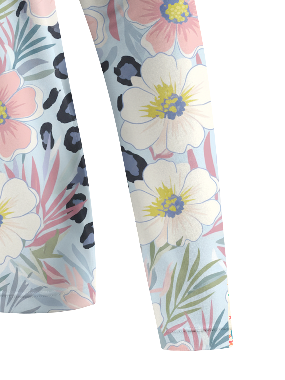 Orionride Hand-Painted Flowers Women's Quick Dry Downhill Jersey