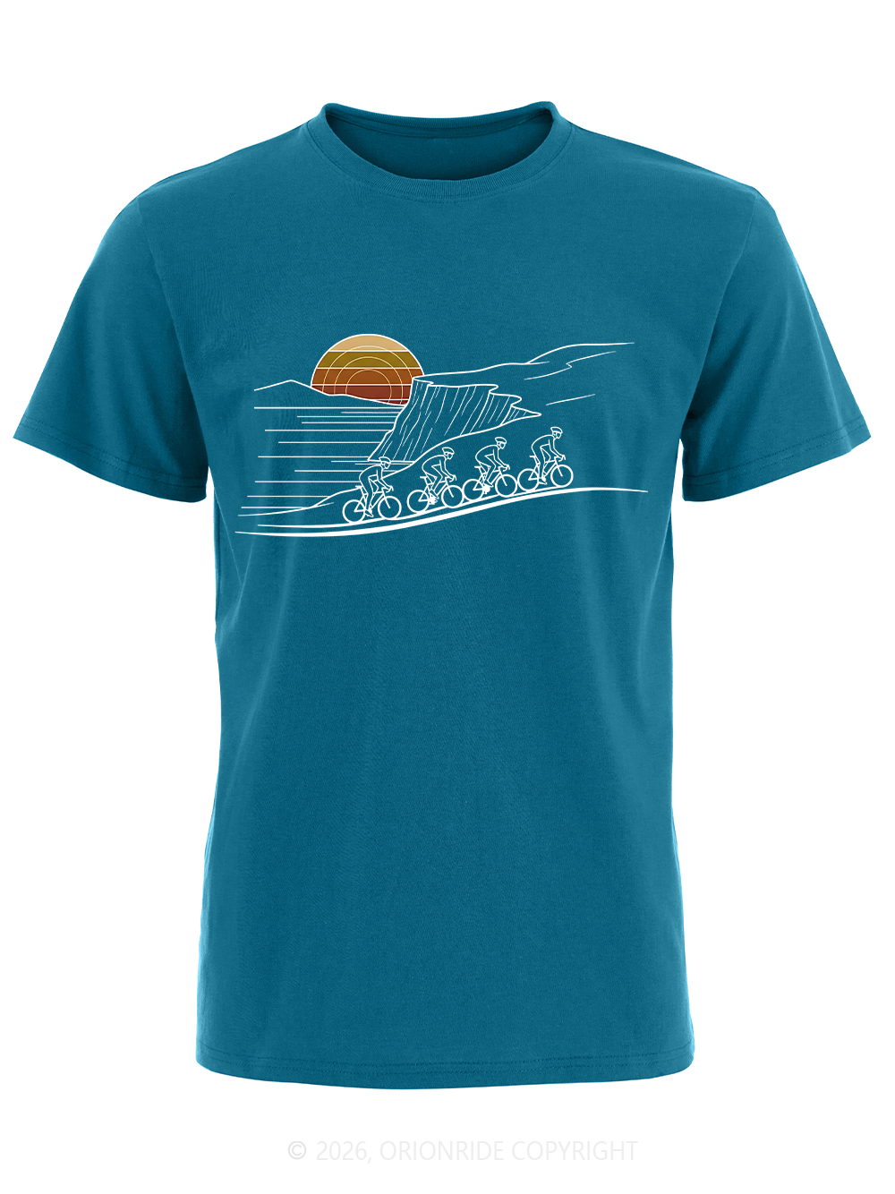 Orionride Traveling In Groups Short Sleeves Bike T-Shirt