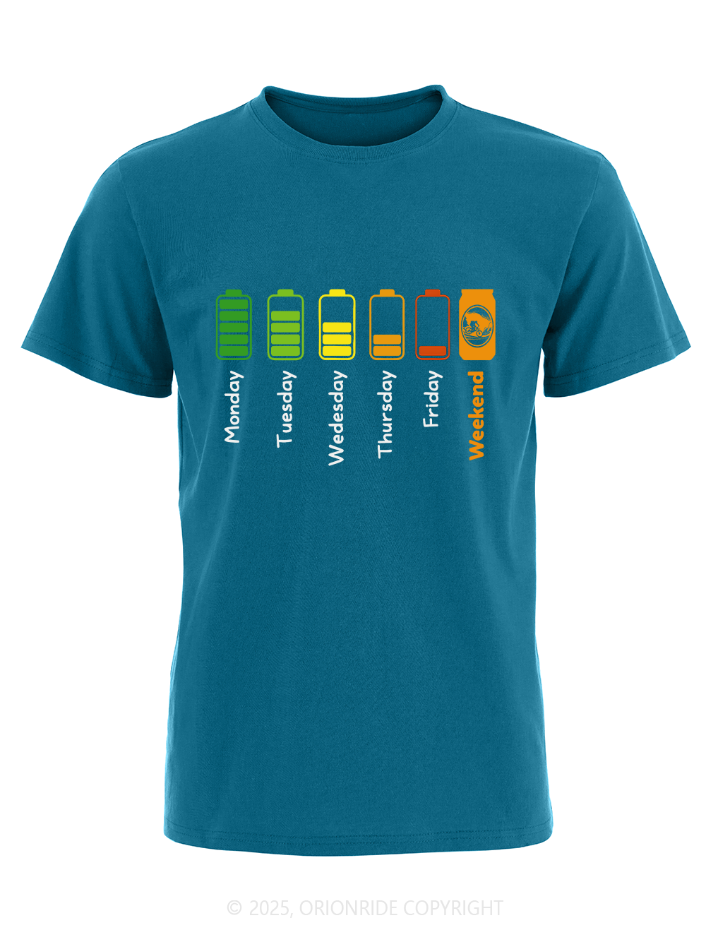 Orionride Fully Charged Short Sleeves Bike T-Shirt