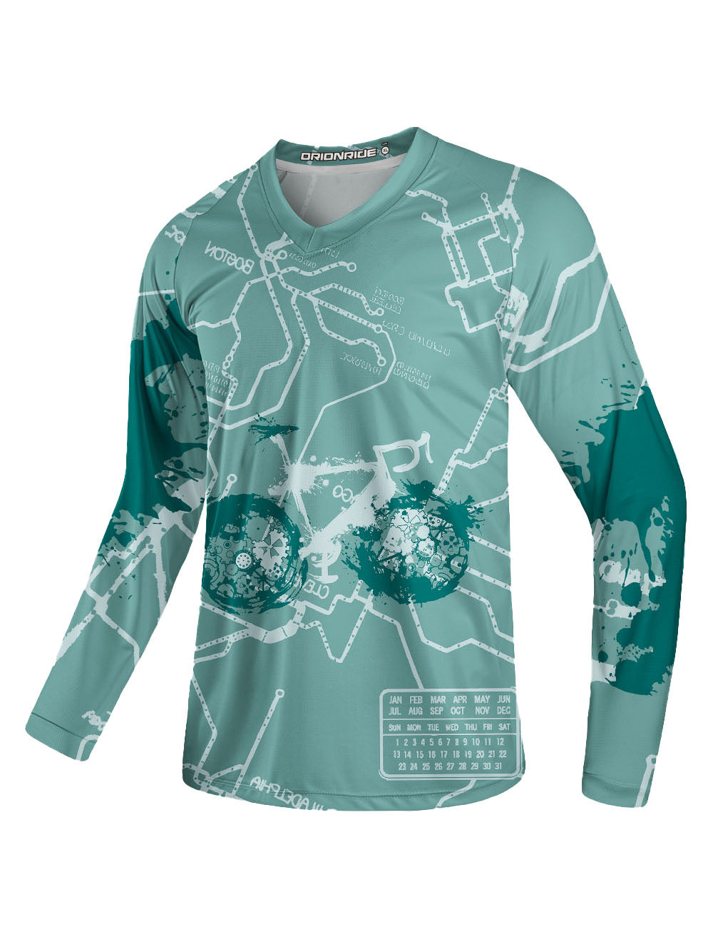 Orionride Green Trail Long Sleeve Downhill Jersey