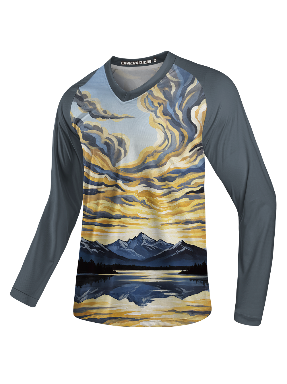 Orionride Sunset Reflection Long Sleeve Downhill Jersey