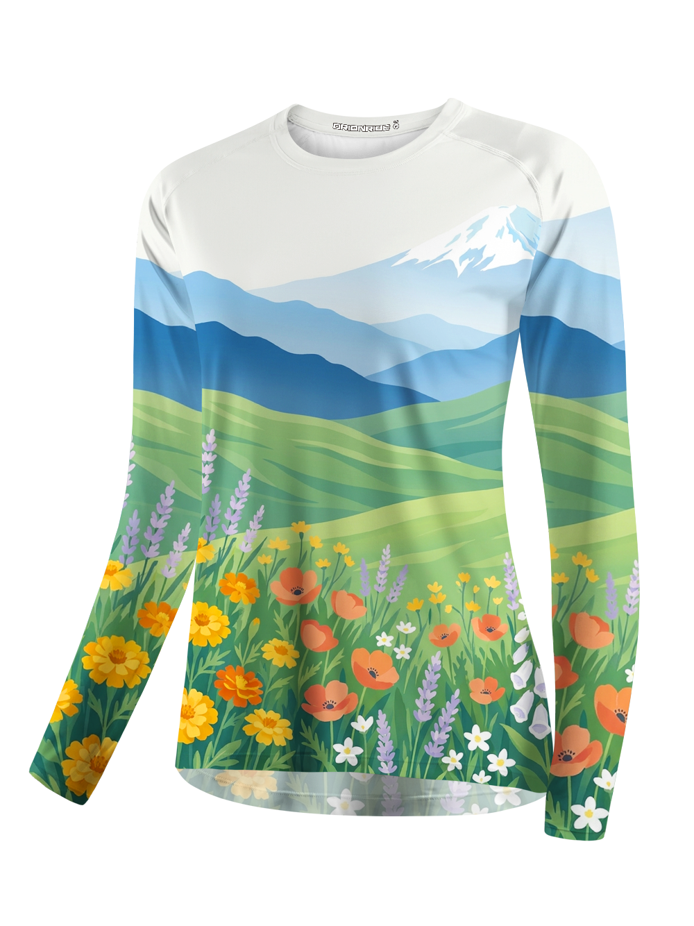Orionride Wildflowers In Bloom Women's Quick Dry Downhill Jersey