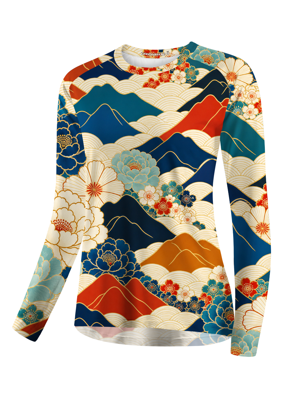 Orionride Floral Mountains Women's Quick Dry Downhill Jersey