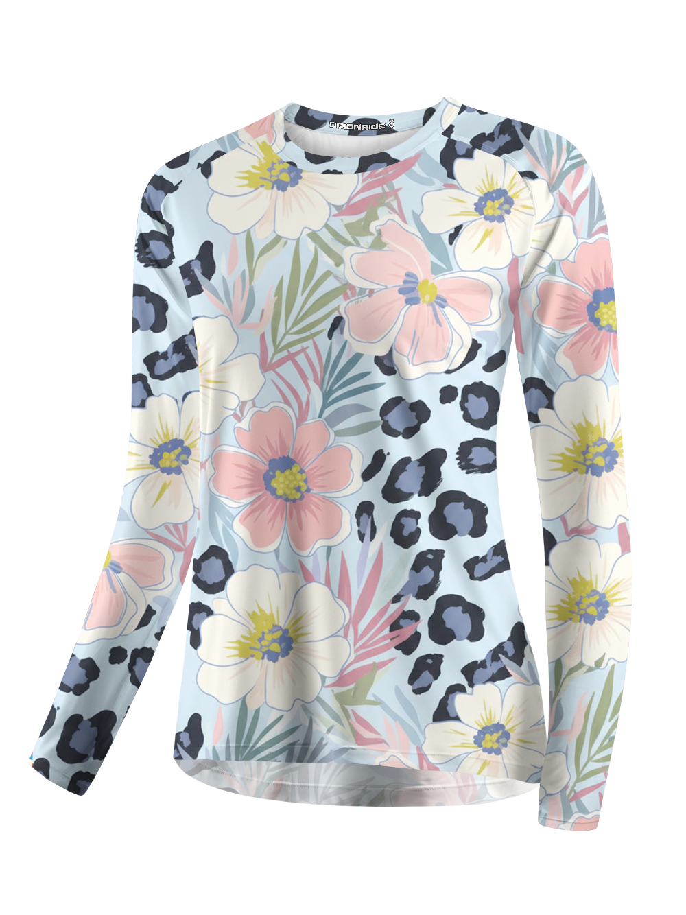 Orionride Hand-Painted Flowers Women's Quick Dry Downhill Jersey