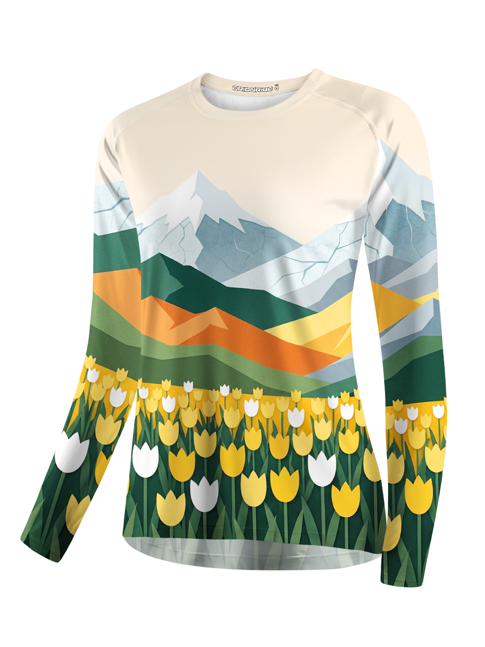 Orionride Geometric Spring Field Women's Quick Dry Downhill Jersey
