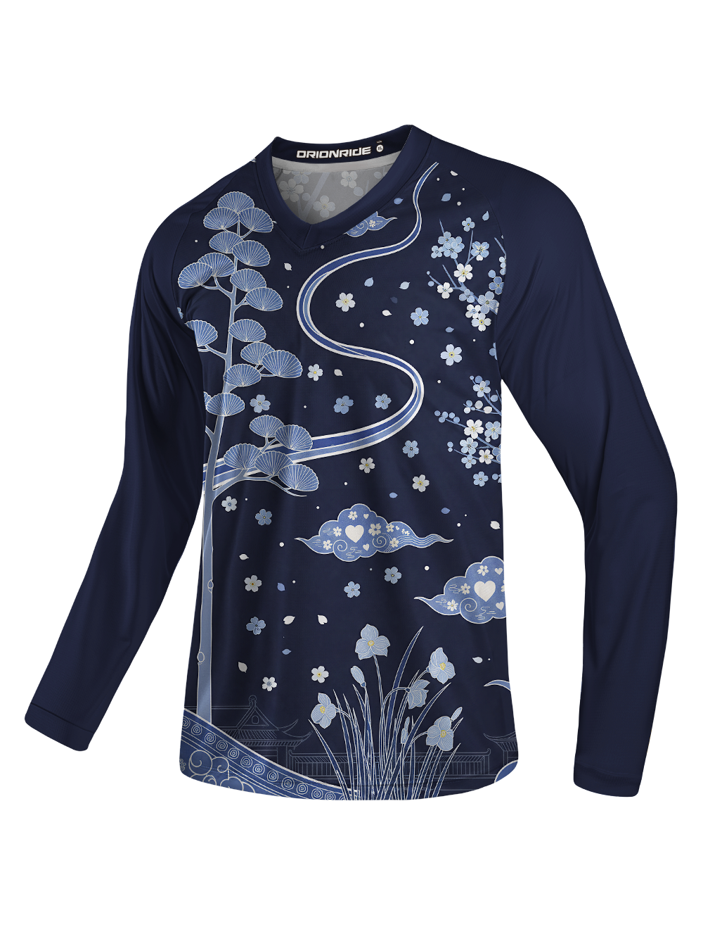 Orionride Ginkgo Tree Long Sleeve Downhill Jersey