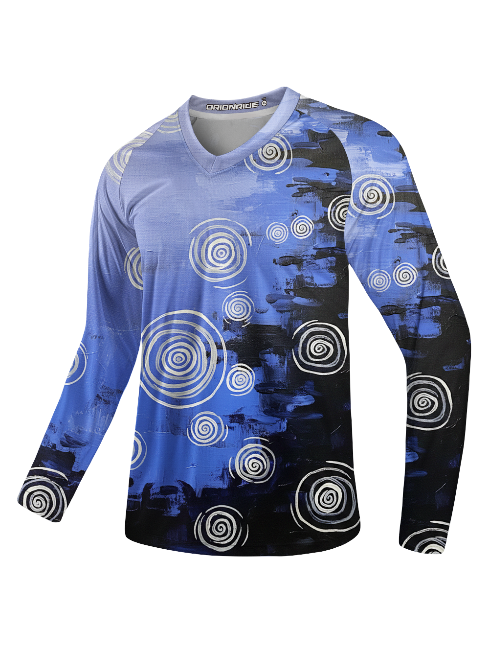 Orionride Oil Painting Vortex Long Sleeve Downhill Jersey
