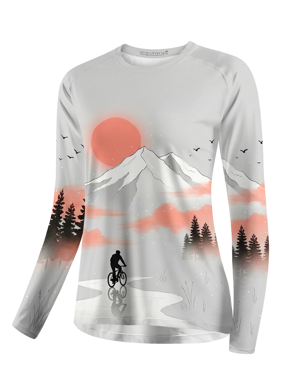 Orionride Ink-Wash Mountain Biking Women's Quick Dry Downhill Jersey