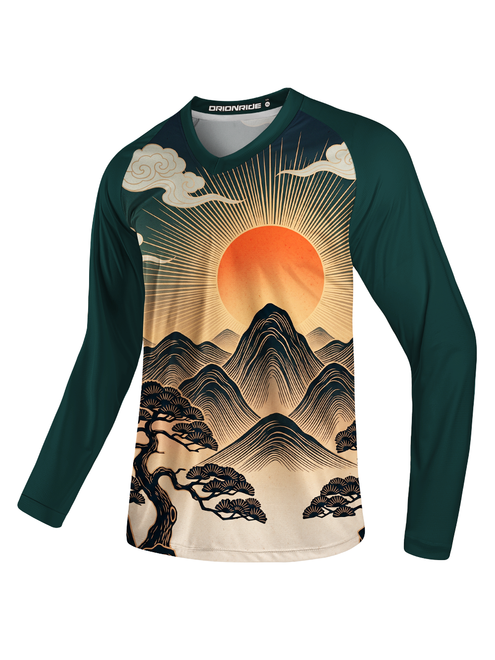 Orionride Golden Mountain Under The Sun Long Sleeve Downhill Jersey