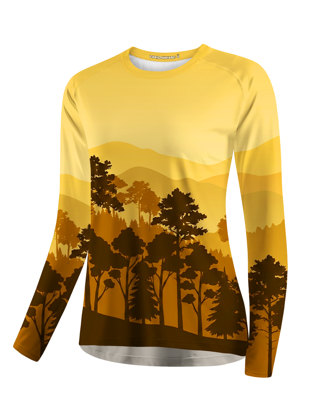 Orionride Warm Tree Fall Women's Quick Dry Downhill Jersey