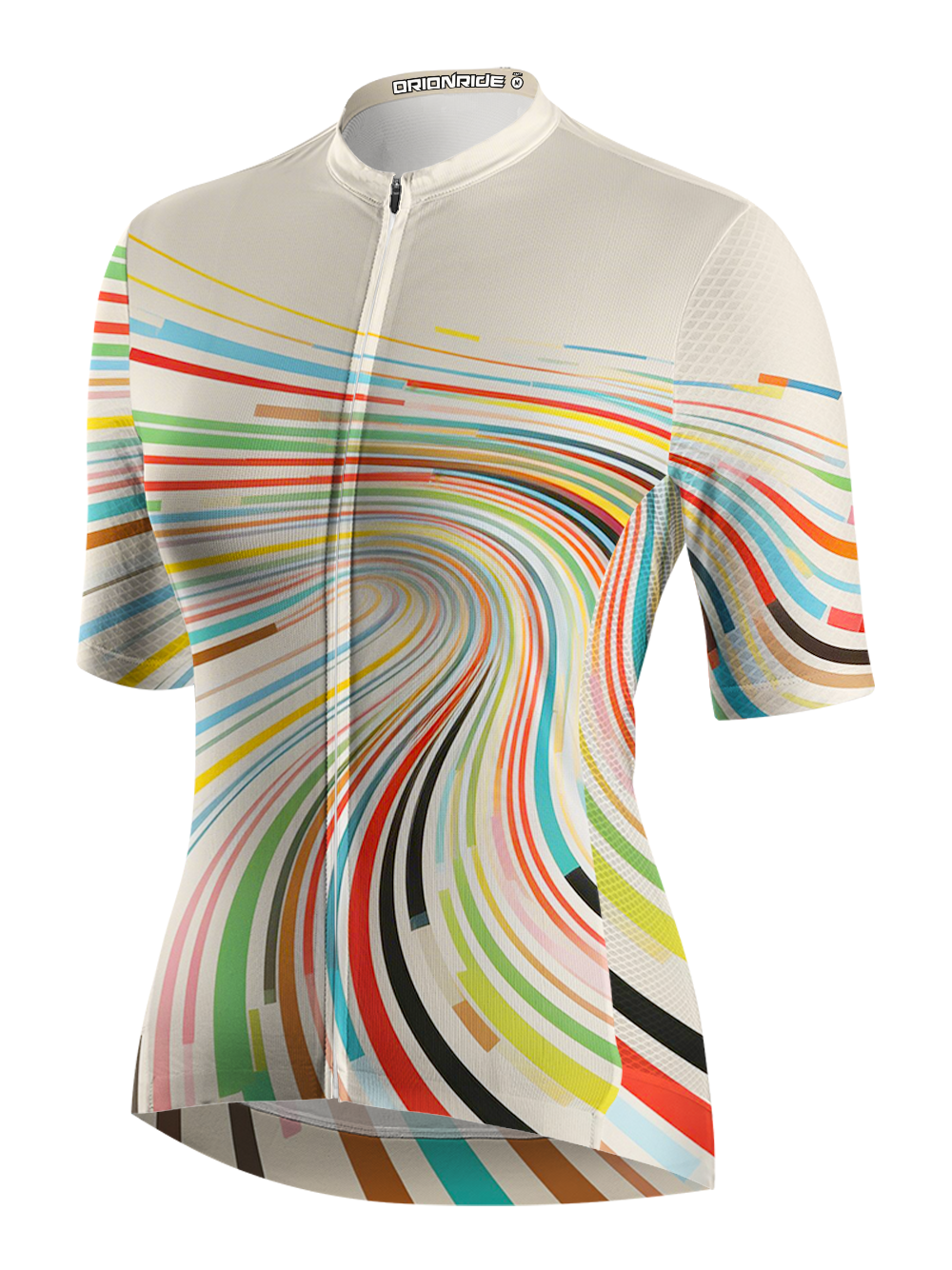 Orionride Winding Stripes Short Sleeves Women's Jersey