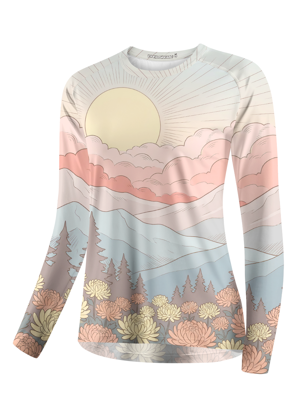 Orionride A Pink Encounter Women's Quick Dry Downhill Jersey