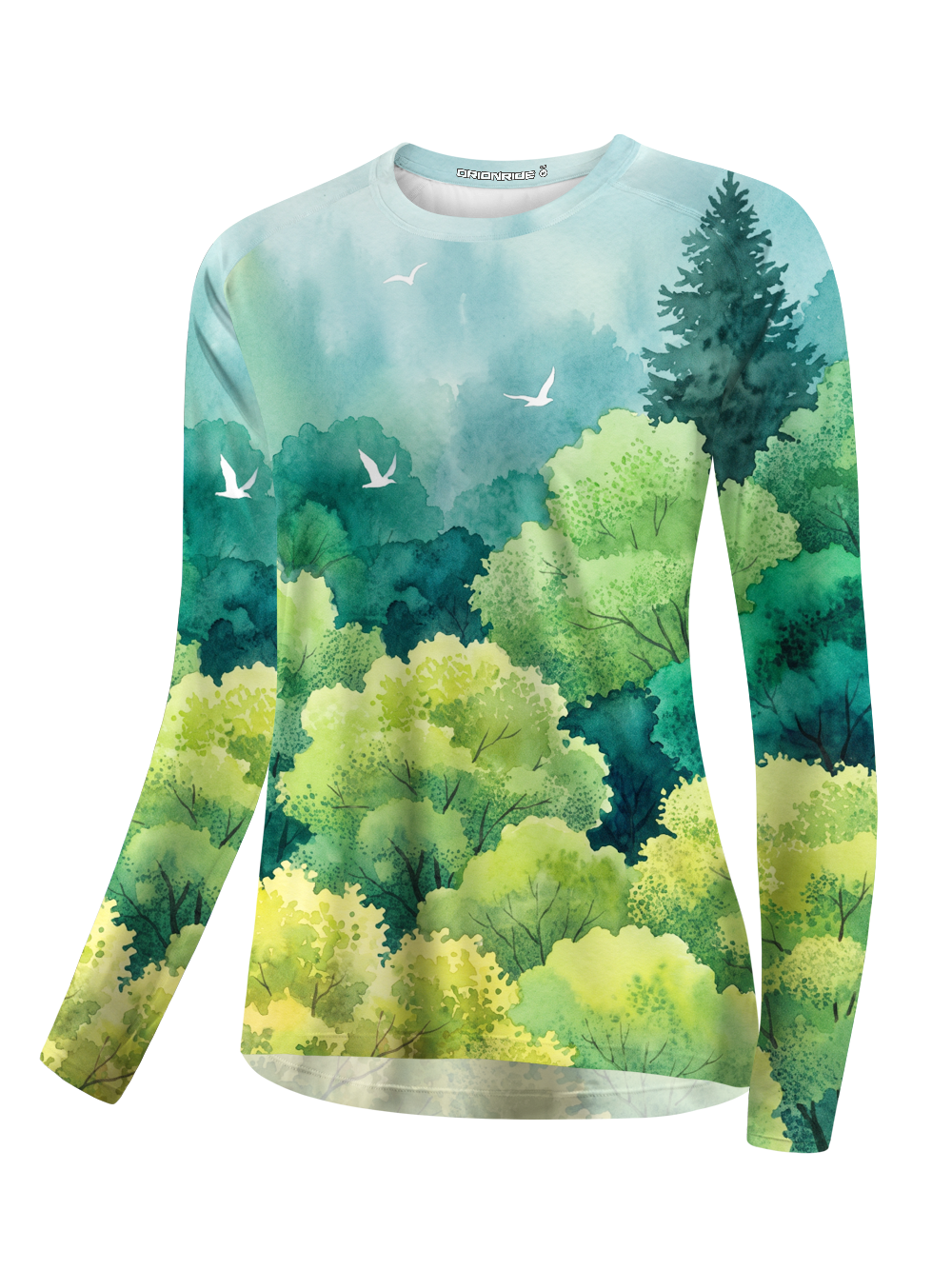 Orionride Summer Forest Birds Women's Quick Dry Downhill Jersey