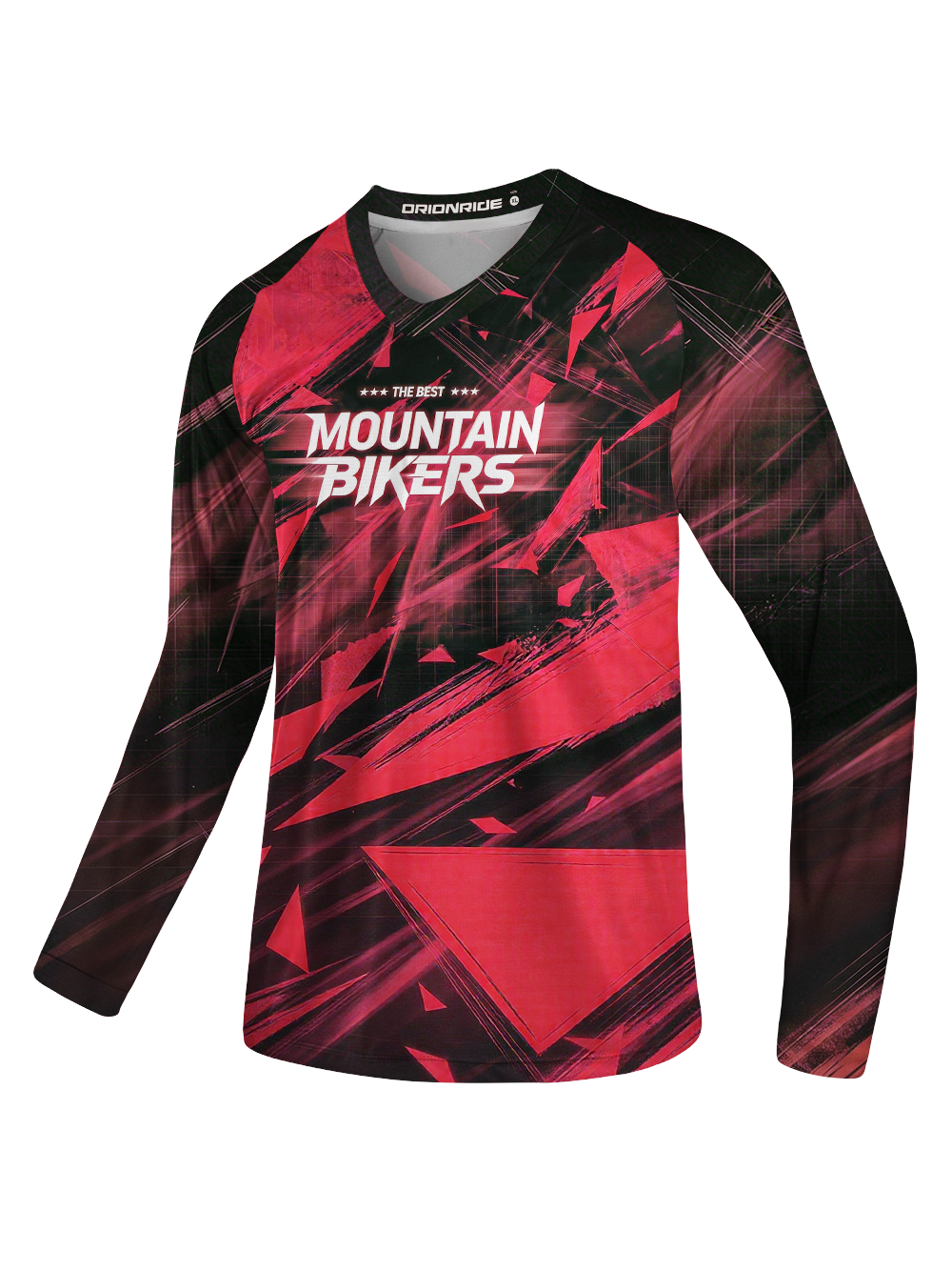 Orionride Mountain Bikers Long Sleeve Downhill Jersey