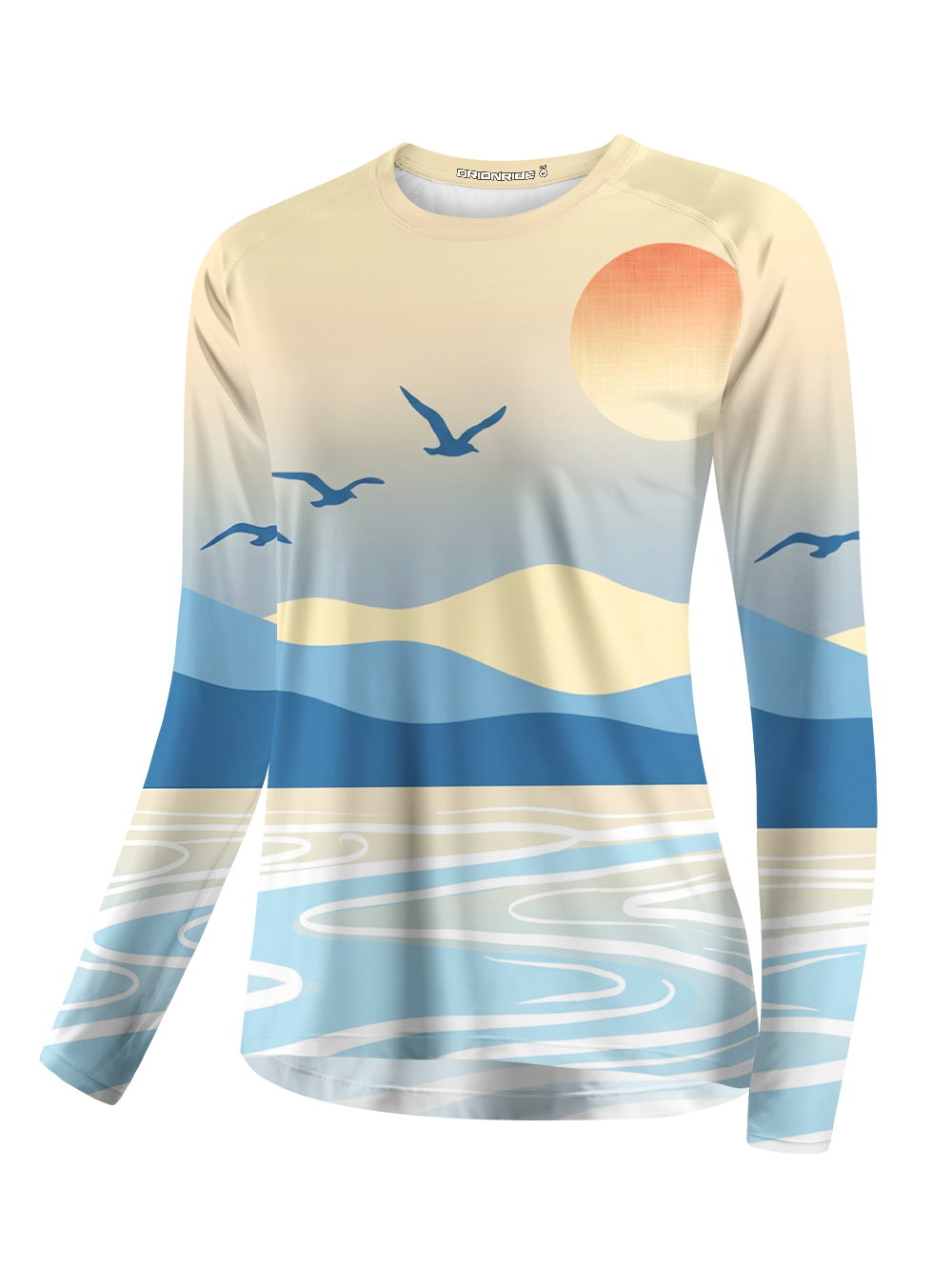 Orionride Minimal Water Shore Women's Quick Dry Downhill Jersey