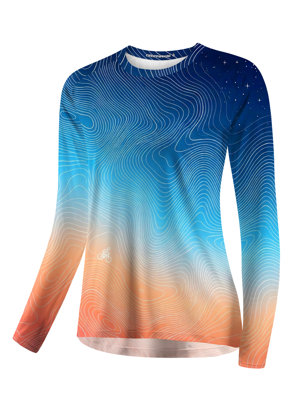 Orionride Gradient Contours Women's Quick Dry Downhill Jersey