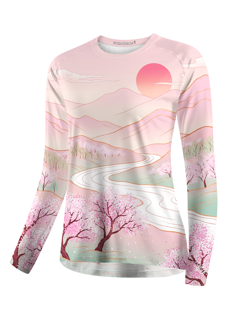 Orionride Cherry Spring Women's Quick Dry Downhill Jersey