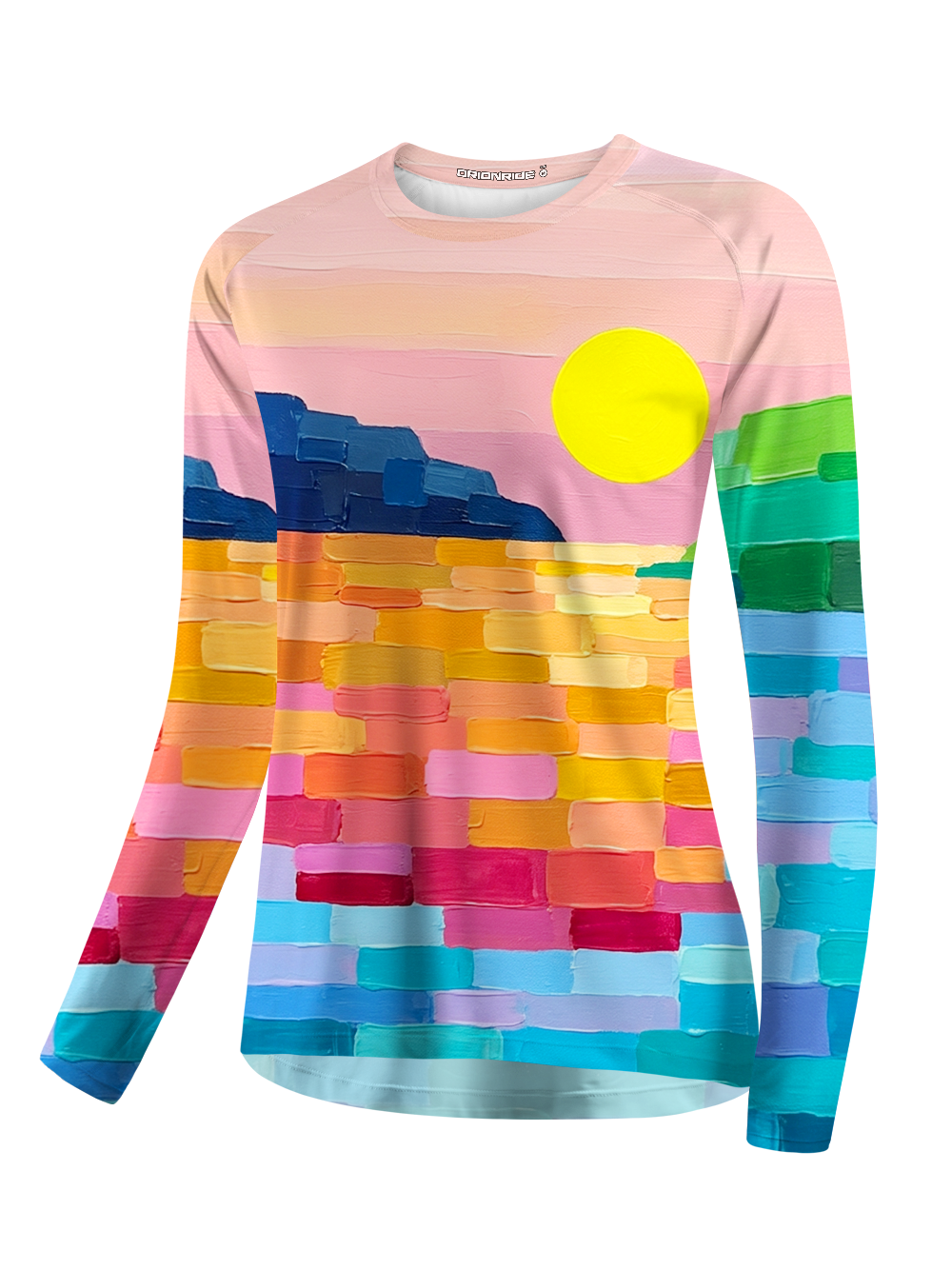 Orionride Oil Sunset Women's Quick Dry Downhill Jersey