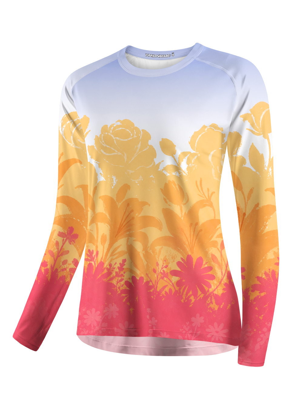 Orionride Layered Color Bloom Women's Quick Dry Downhill Jersey