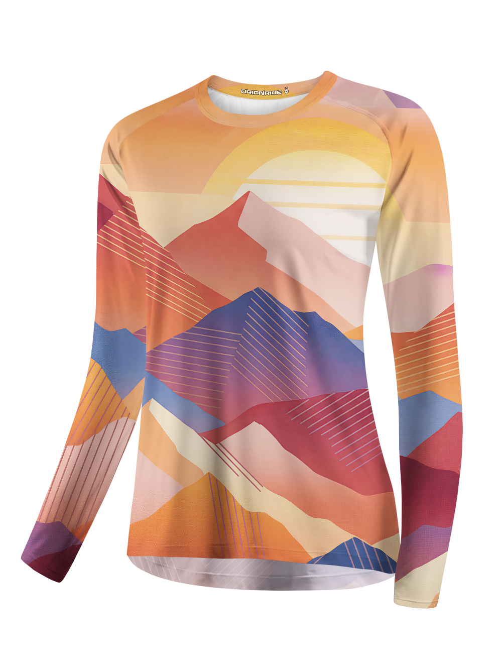 Orionride Sunset Landscape Women's Quick Dry Downhill Jersey
