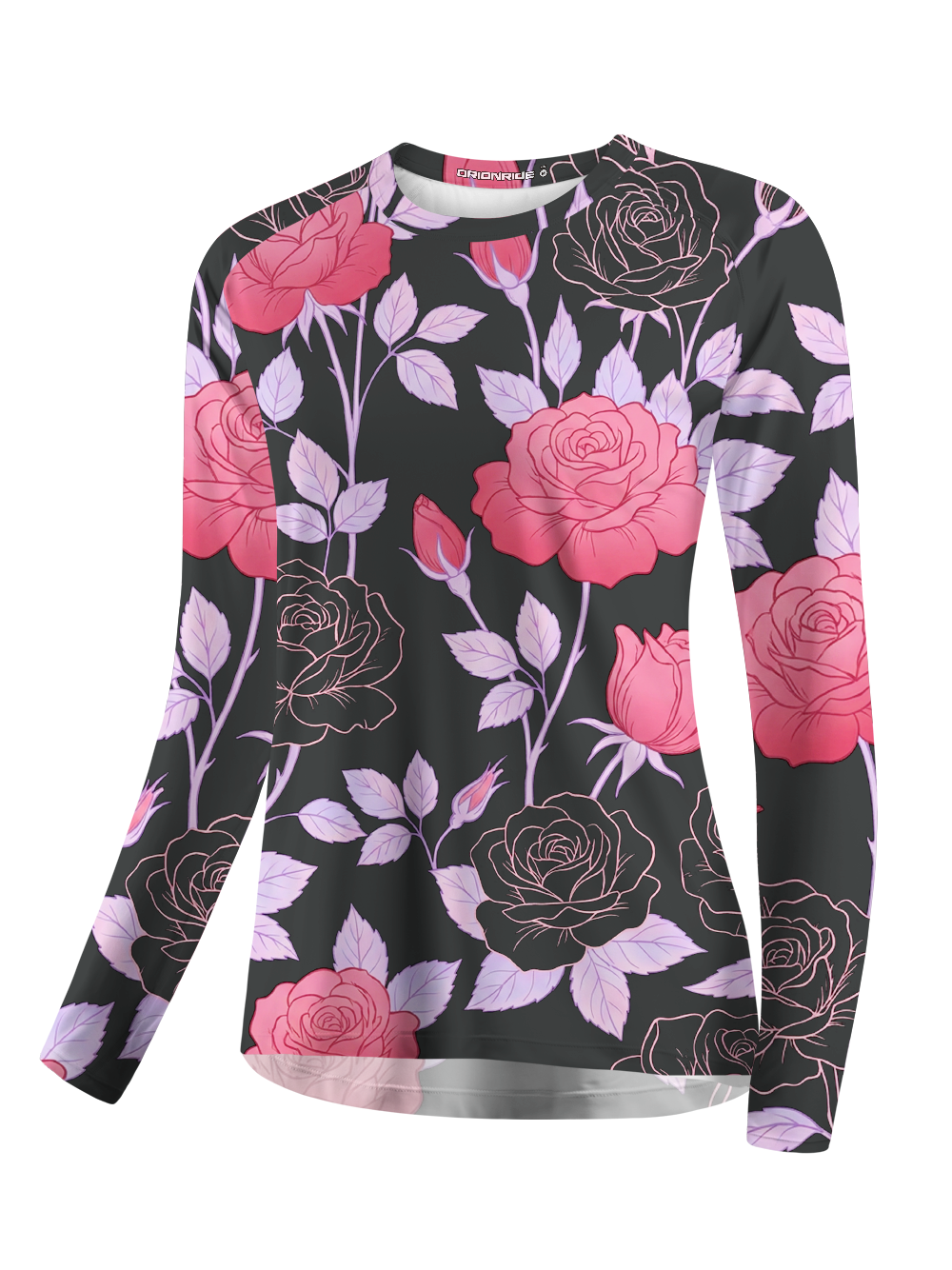 Orionride Night Twin Rose Women's Quick Dry Downhill Jersey
