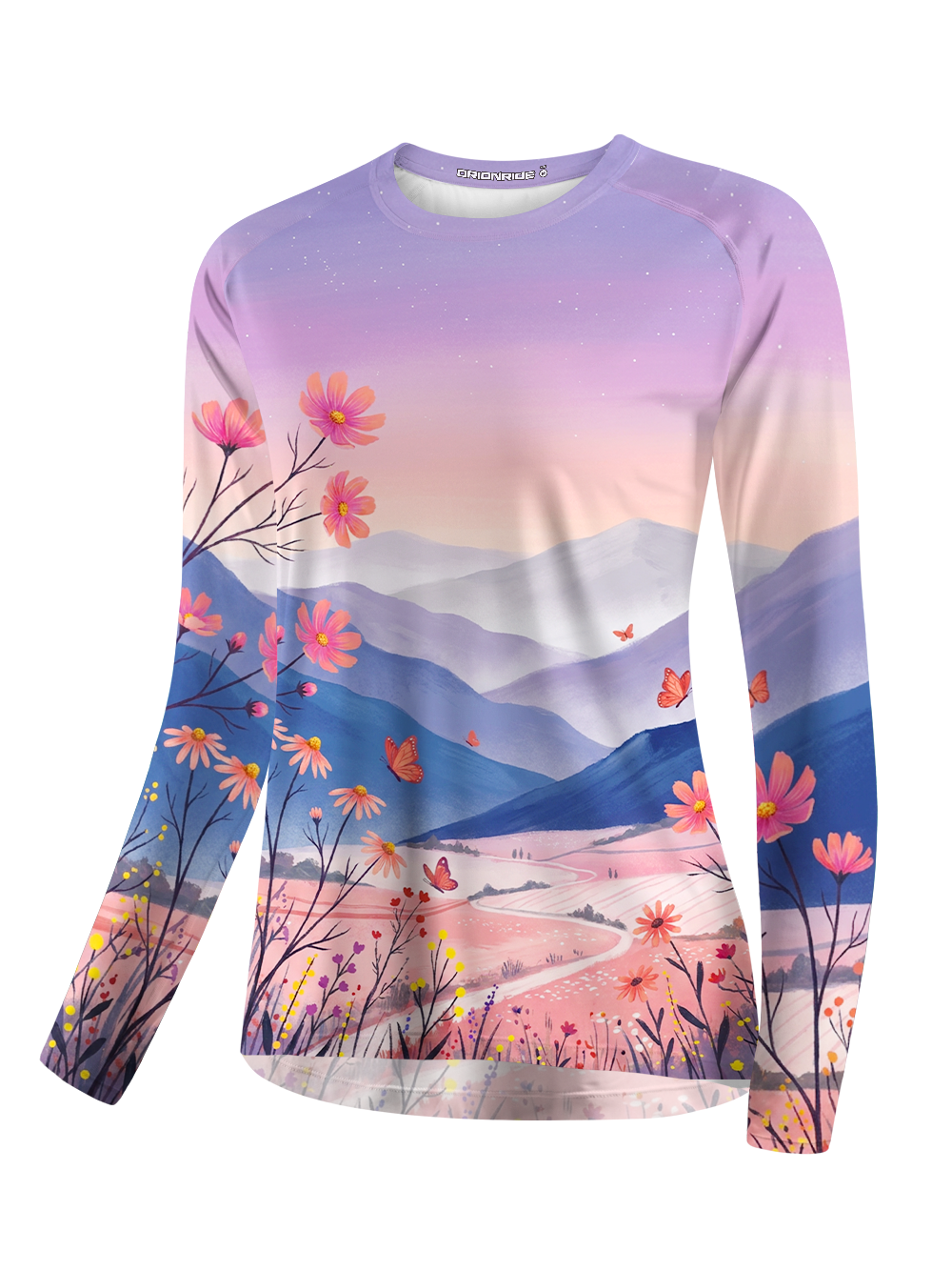 Orionride Starry Flower Valley Women's Quick Dry Downhill Jersey