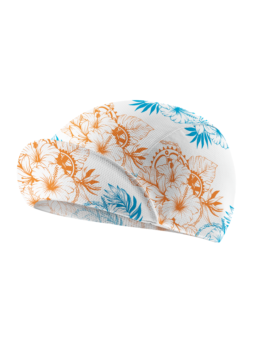 Orionride Bright Hibiscus Flowers Cycling Cap