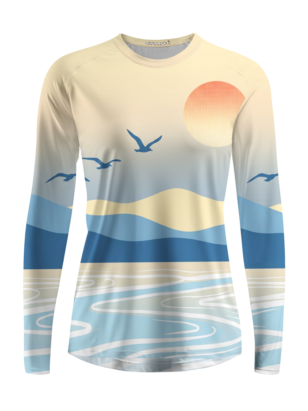 Orionride Minimal Water Shore Women's Quick Dry Downhill Jersey
