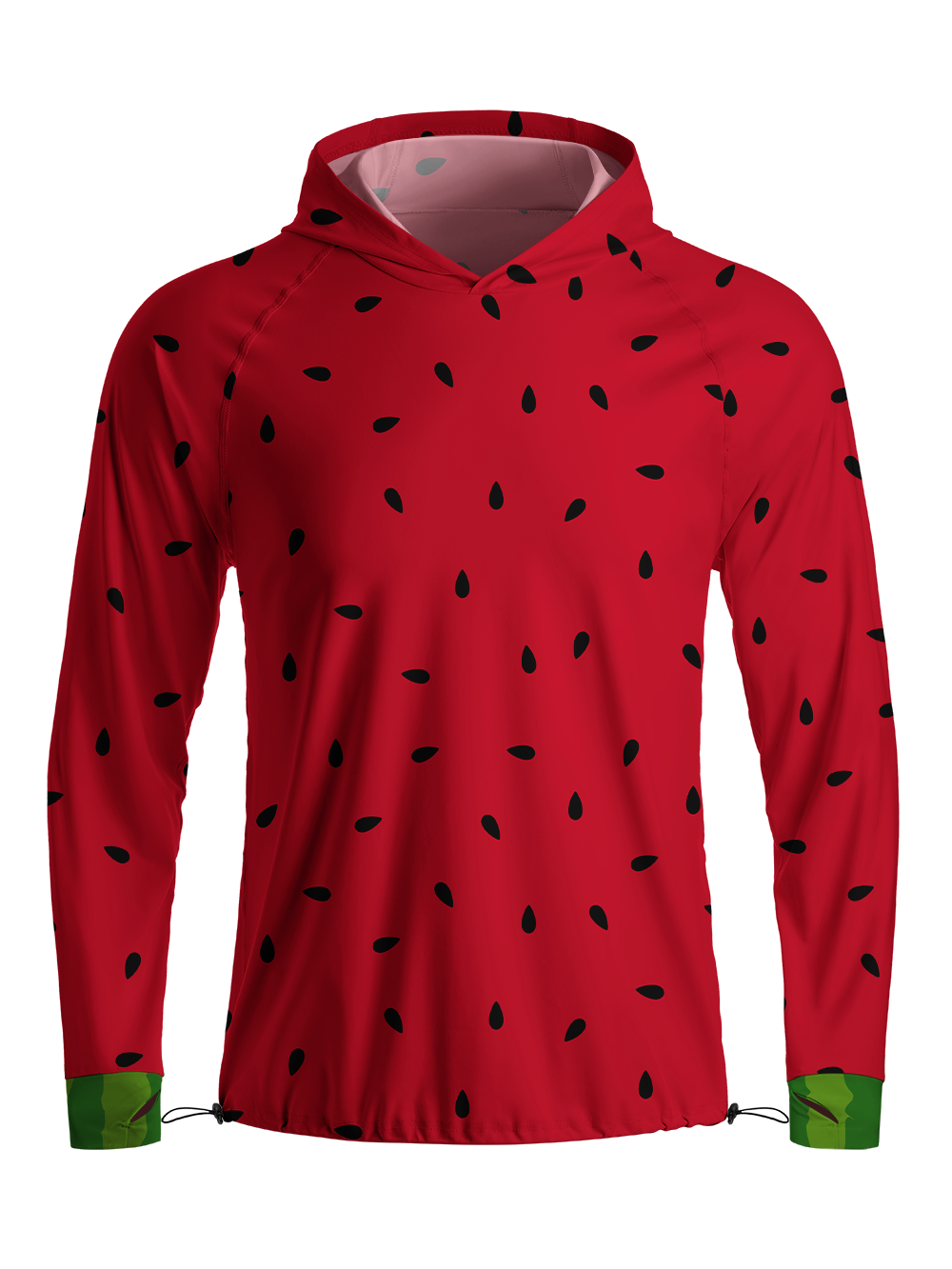 Orionride Watermelon Long Sleeve Cycling Hoodie Shirt