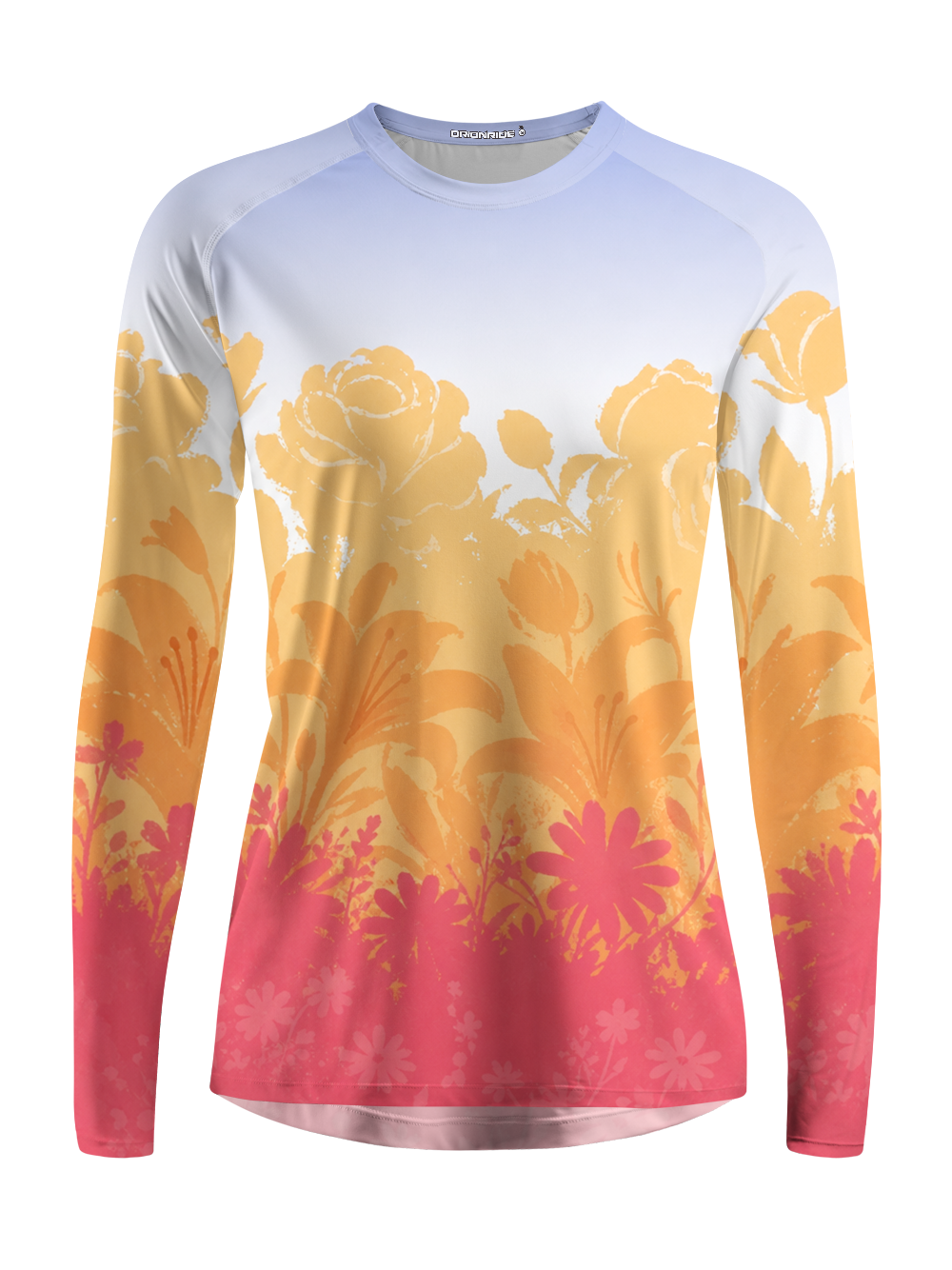 Orionride Layered Color Bloom Women's Quick Dry Downhill Jersey