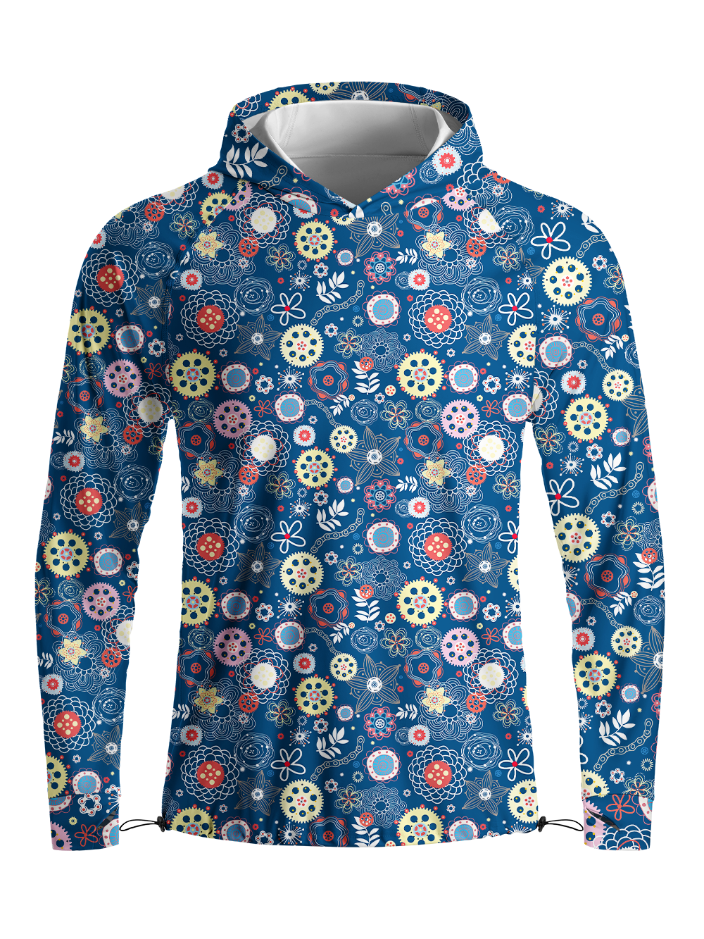Orionride High Energy Gear Long Sleeve Cycling Hoodie Shirt