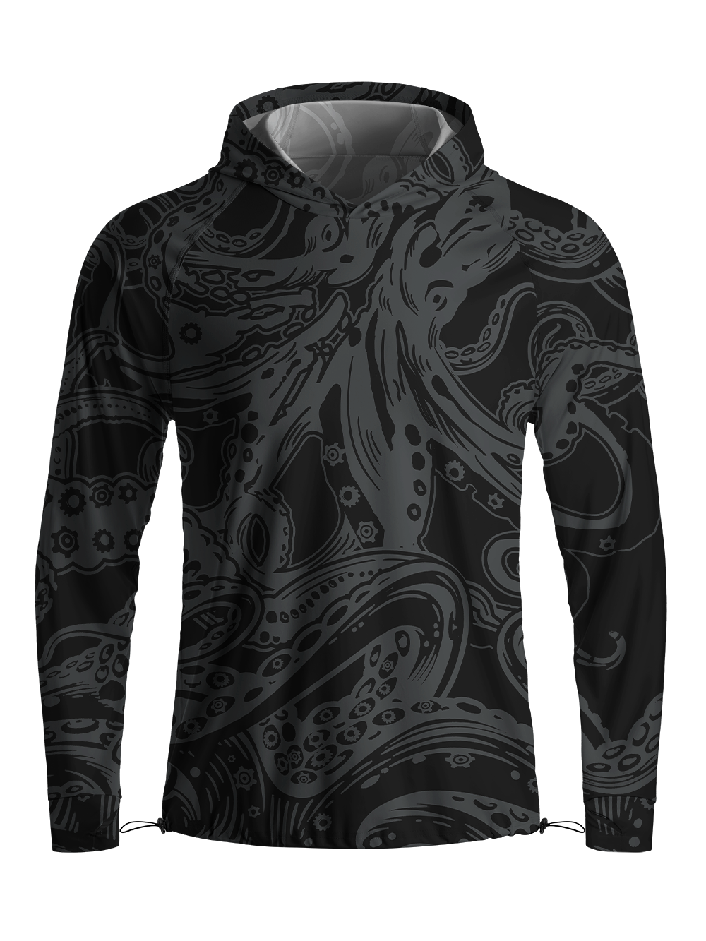 Orionride Octopus Tentacles Long Sleeve Cycling Hoodie Shirt