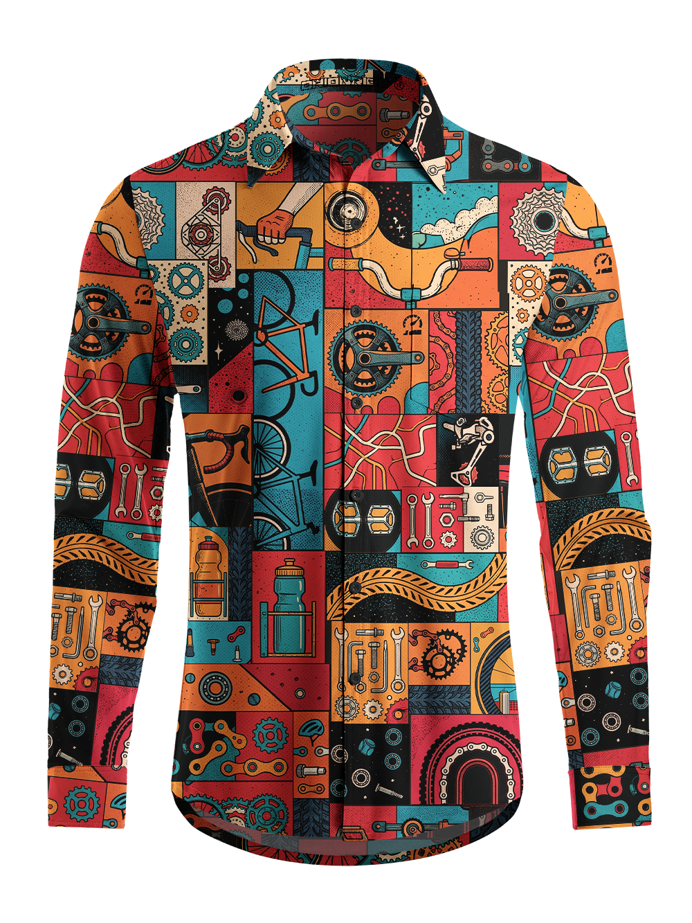 Orionride Exploration And Freedom Men's Stretchy Breathable Long Sleeve Gravel Shirt