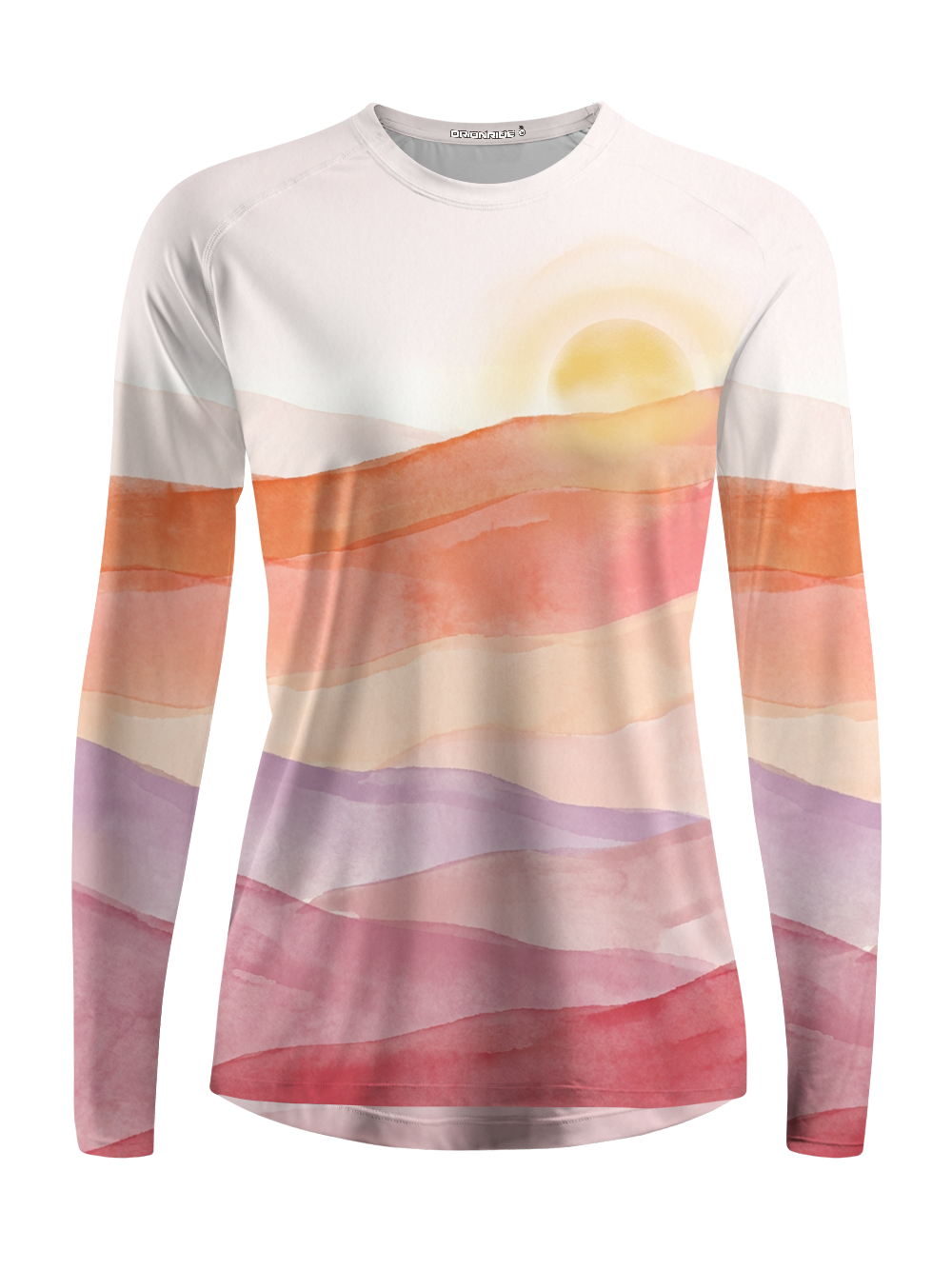 Orionride Pastel Mountain Glow Women's Quick Dry Downhill Jersey