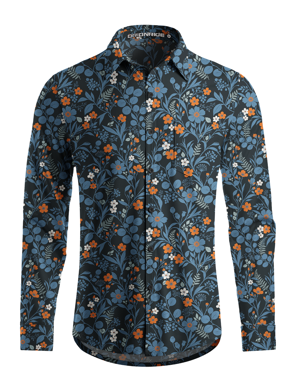 Orionride Secret Cosmos Men's Stretchy Breathable Long Sleeve Gravel Shirt