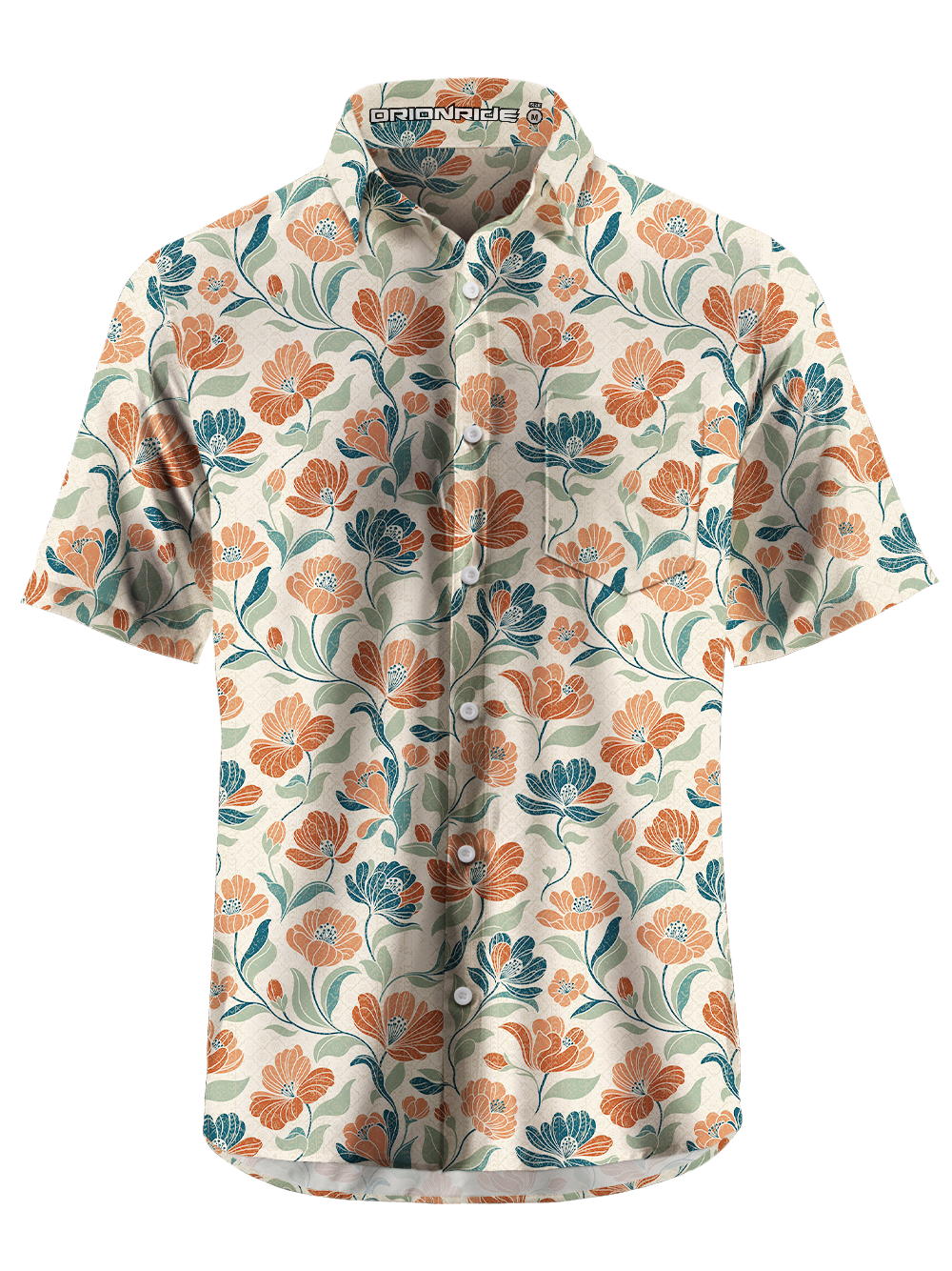 Orionride Woven Garden Zipper Pockets Ultra Lightweight Short Sleeves Gravel Shirt