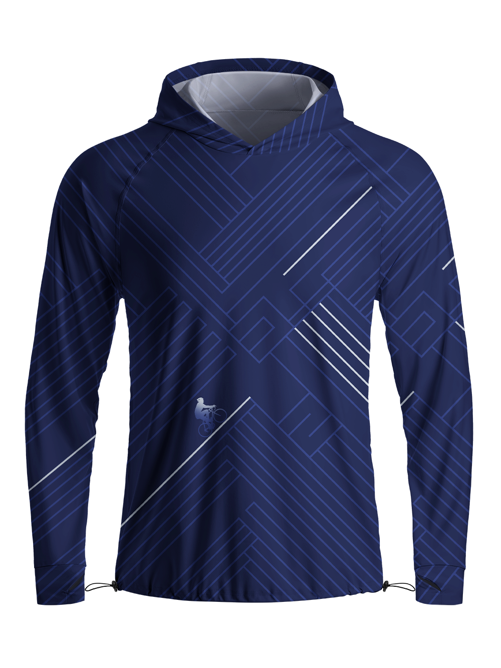 Orionride The Courage To Ride Long Sleeve Cycling Hoodie Shirt